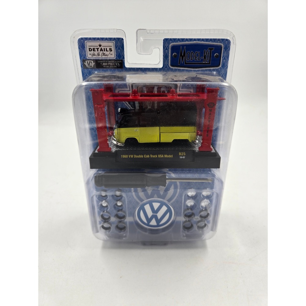 M2 Machines Model Kit 1960 VW Double Cab Truck Model Limited Edition 7500 Pieces